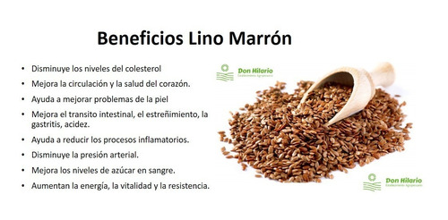 Semilla de Lino Marrón 1 kg