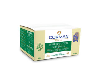 Mantequilla lechería 82% MG Corman bloque 10 kg